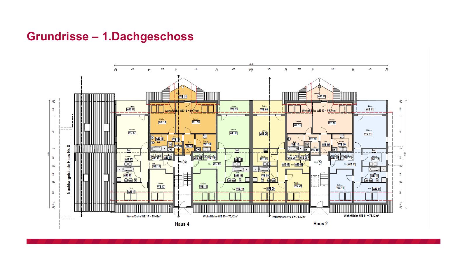 Grundriss 1. Dachgeschoss