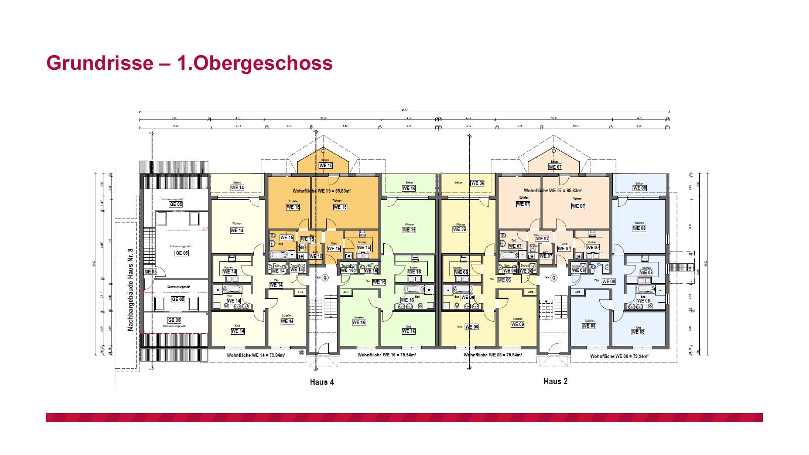 Grundriss 1. Obergeschoss